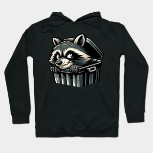 Mischievous Raccoon - Garbage Can Explorer Hoodie